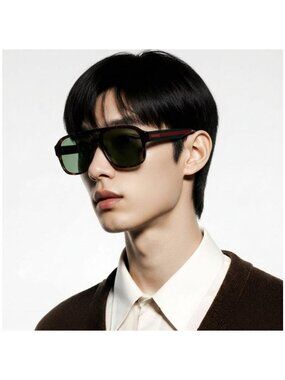 Gucci GG0925s Tortoise Shell Sunglasses with Green Lenses 002